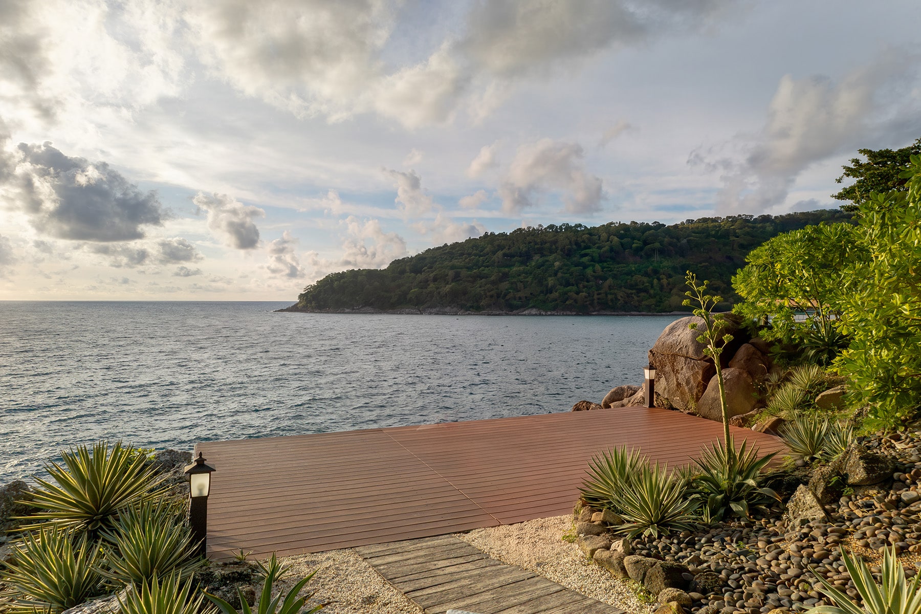Proposal Dinner and Setup Overlooking the Ocean in Phuket Thailand